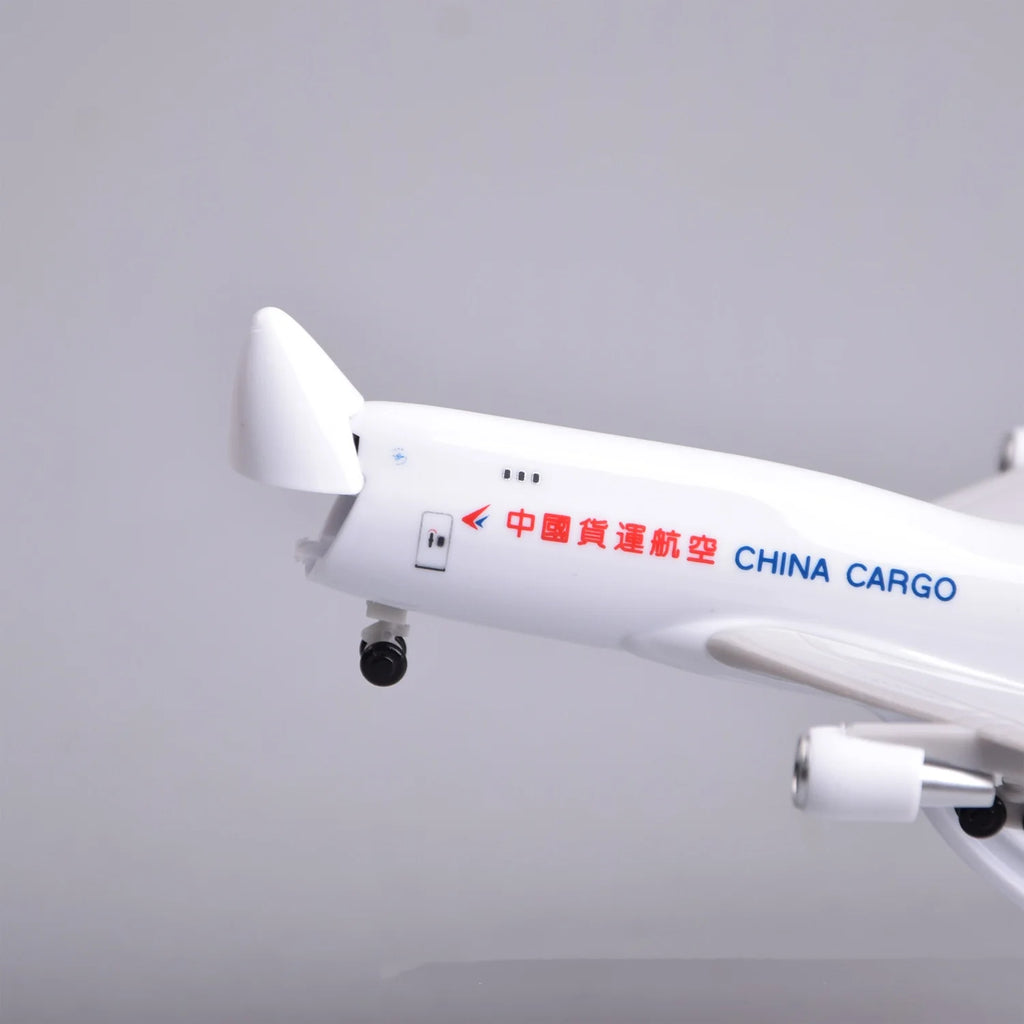 747 Series Openable Cargo Door Scale Aircraft Model 20cm China Eastern Cargo B747 ABS Miniature Airplane Model Adults Fun Gift