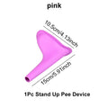 Foldable Reusable Silicone Women's Pee Funnel, Portable Easy-to-Clean Stand-Up Urinal, Emergency Pee Device for Outdoor Travel C