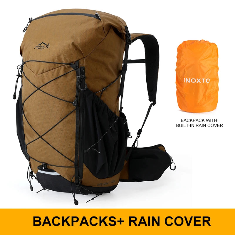 45L Hiking Internal Frame Backpacks with Rain Cover for Camping,Backpacking,Travelling