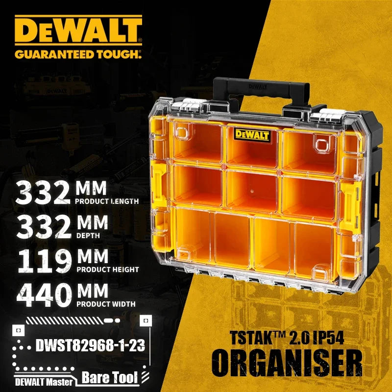 DEWALT TSTAK™ 2.0 IP54 Storage Box DWST82968-1-23  Tool Storage and Organization