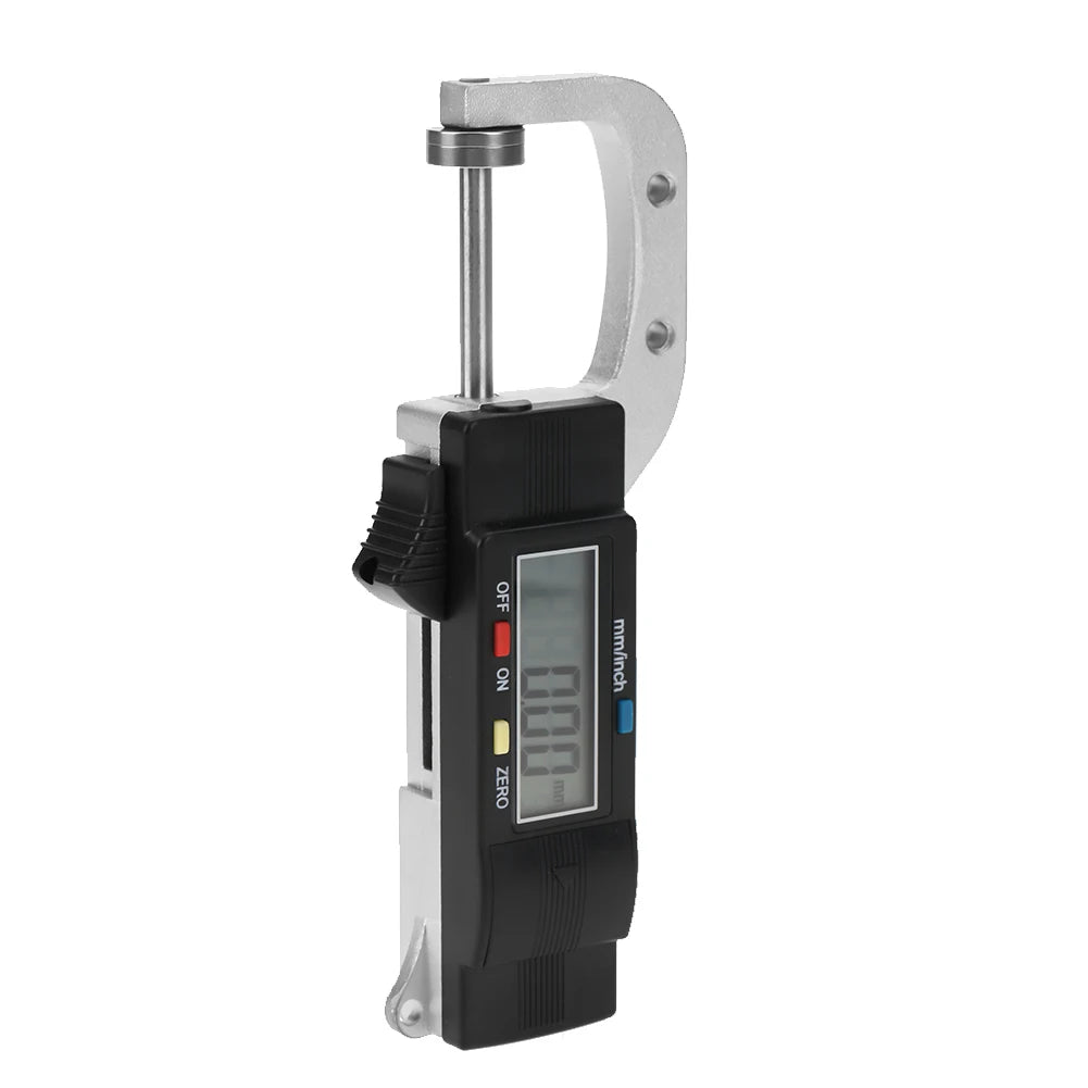 Digital Thickness Gauge Horizontal Type Electronic Digital Display Caliper Thickness Gauge Measuring Tool 0-25mm Thickness Gauge
