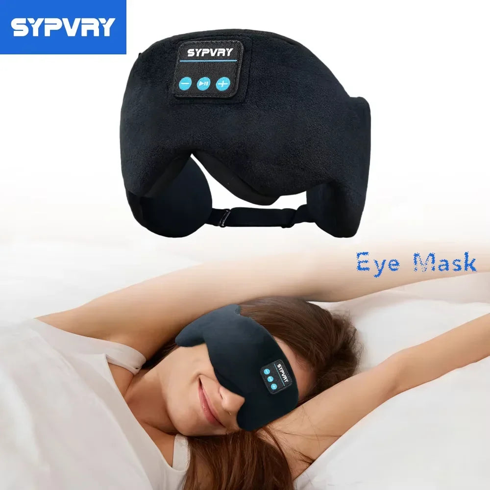Bluetooth Eye Mask with Headphones for Sleeping Comfortable Bluetooth Sleep Mask with Immersive Headphones for Peaceful Sleep