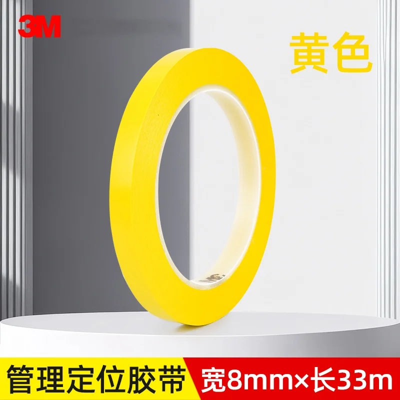 3M 471 Floor Special Adhesive Tape PVC Wear-resistant Warning Tape Waterproof Traceless Warning Area Colored Adhesive Tape