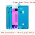 2pcs Waterproof Adhesive Sticker For iPhone 6 6s 7 8 Plus LCD Screen Frame Bezel Seal Tape Glue Battery Sticker White and Black
