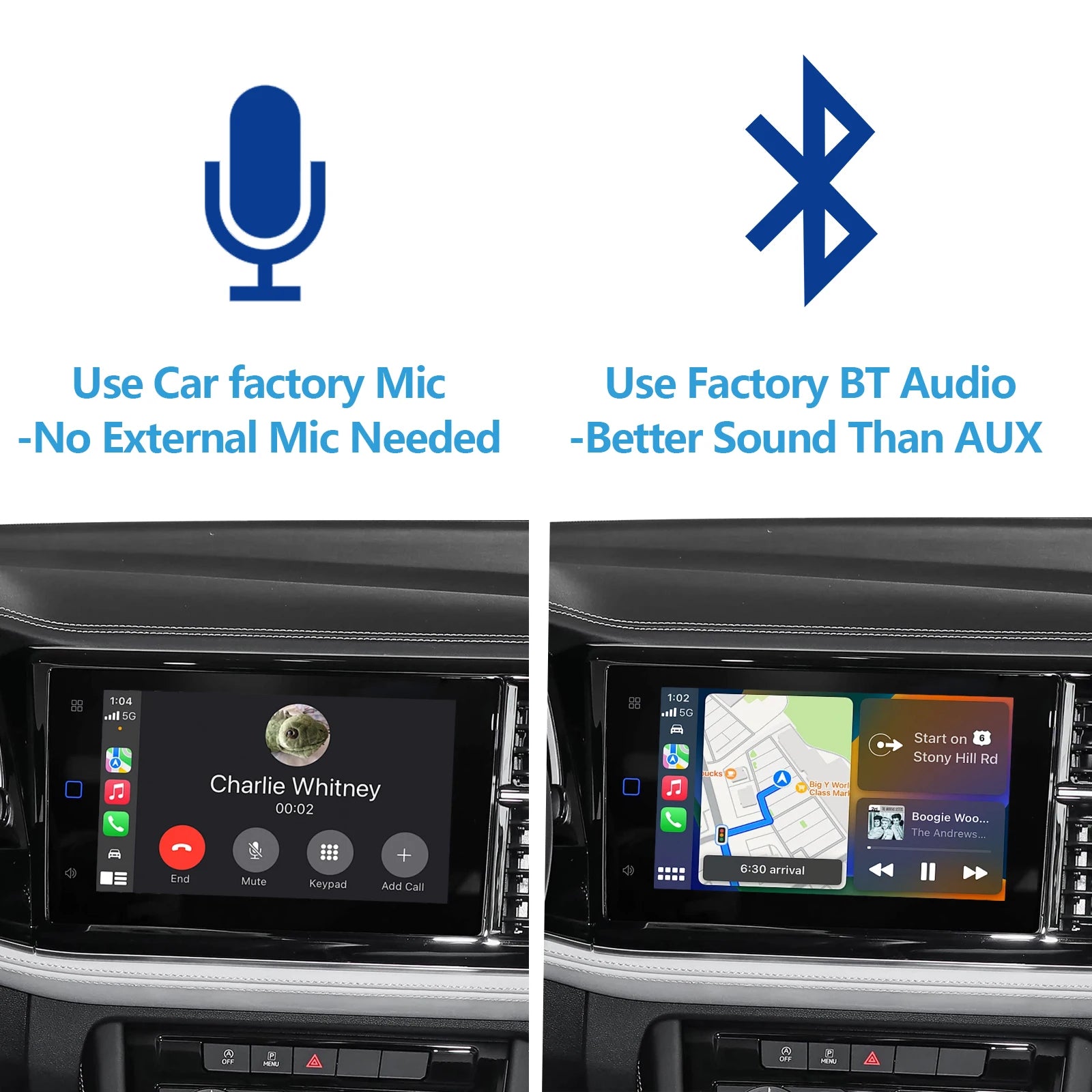 Apple CarPlay & Android Auto for JETTA VS7 2022-2026, JETTA VS5 2024, Fit OEM 153C Unit, Perserve All OEM Functions, Plug&Play