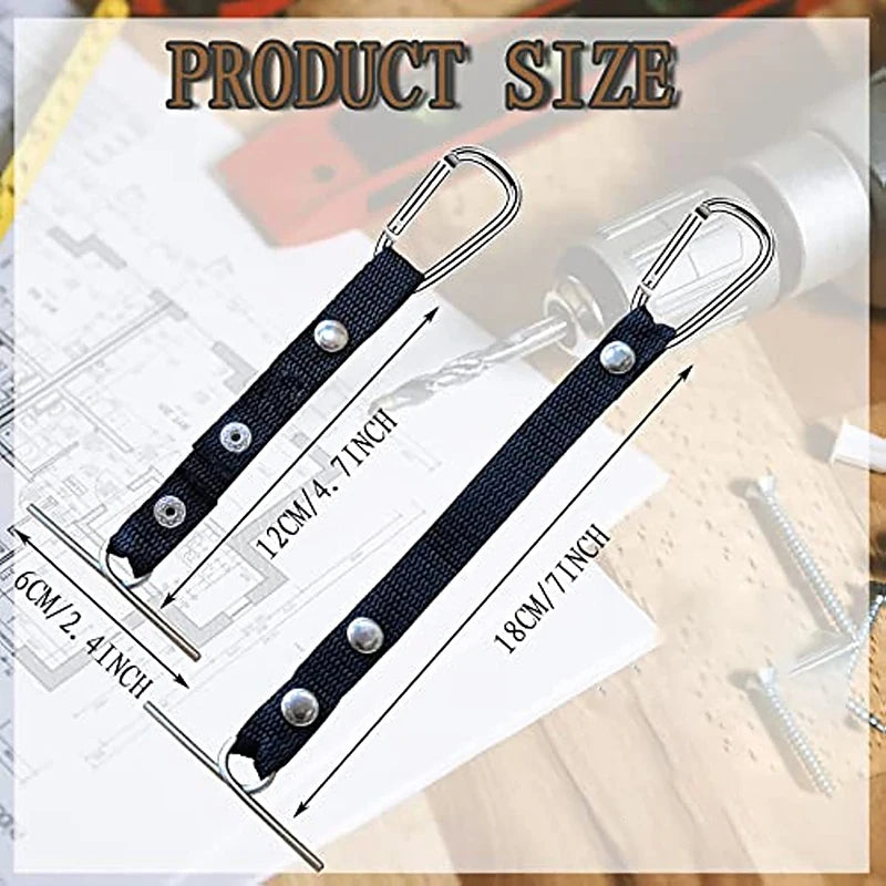 Electrical Tape Holder Tape Thong With Trigger Snap Hook For Tool Belt, Tool Pouch, Tool Bag,Tool Backpack