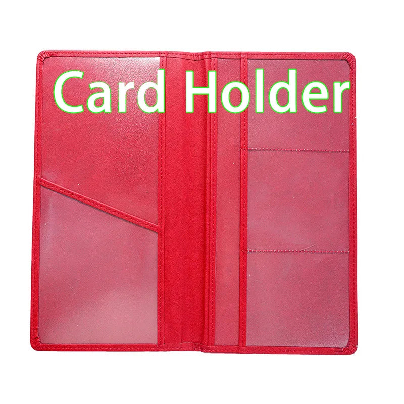 Simple Stylish Driver's License Car Registration Certificate Holder Document Cover Ticket Storage Anti Magnetic Card Bag