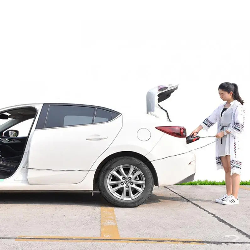 12V 5M 120W Car Vacuum Cleaner Wet Dry Portable Handheld Dual Use Mini Auto Vacuum Cleaner with Washable HEPA Filter LED Light