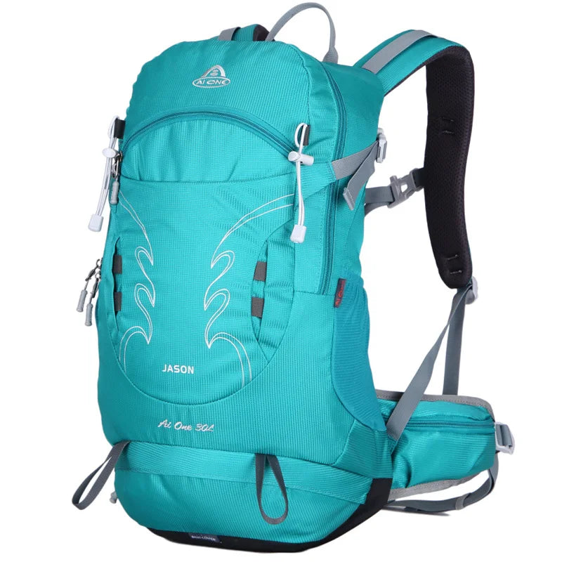 30L Hiking Backpack for Men Women Lightweight Travel Camping Backpacks with Rain Cover Trekking Climbing Bag