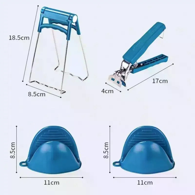 Kitchen Anti-scalding Clip Bowl Clip Household Kitchen Tray Anti-Hot Holder Plate Clip Bowl Clip Heat-Resistant Gloves