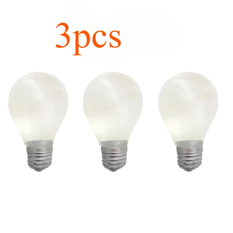 Squishy Light Bulb Maltose Luminous Squeeze Toy Slow Rebound Sensory Fidget Toy Anxiety Relief Novelty Funny Decompression Gift