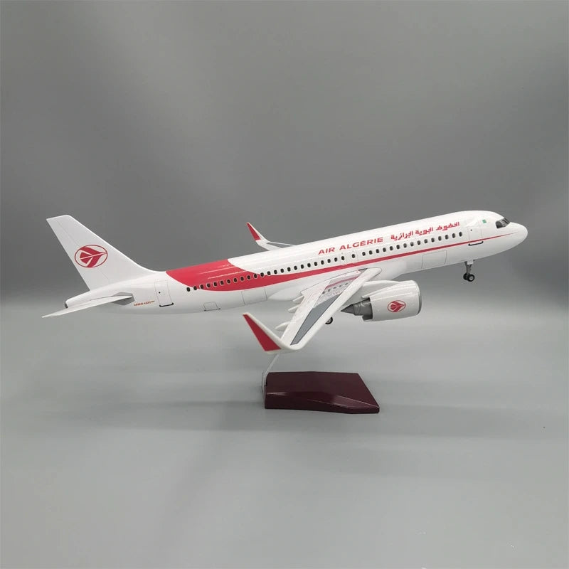 47cm Model Airplanes A320NEO Series 1/80 Scale Aircraft Resin Toy Planes Aviation Miniature Souvenir Plane Toy Christmas Gifts