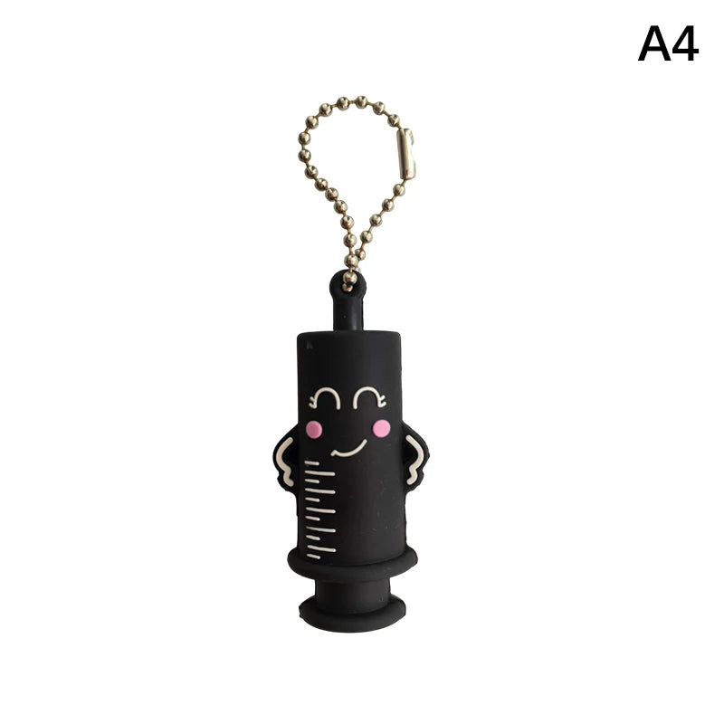 Ampoule Bottle Opener Keychain Syringe-Shaped Medication Vial Cutter Nurse Doctor Ampoule Bottle Breaker Aid Nurse Tool