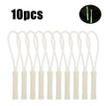Glow in The Dark Zipper Pull Luminous Backpack Accessory for Camping Hiking Night Visibility Easy Install No Tools Waterproof