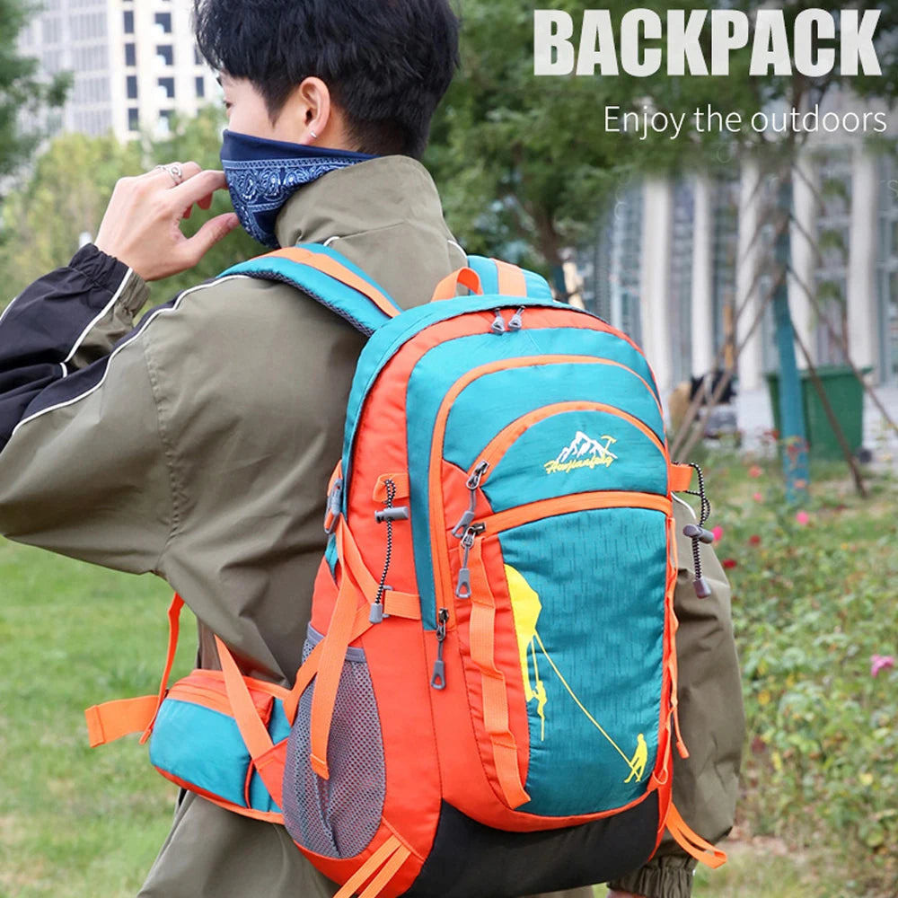40L Hiking Backpack, Lightweight Travel Backpack Camping Essentials Bag Outdoor Sport Daypack for Men Women Trekking Hunting