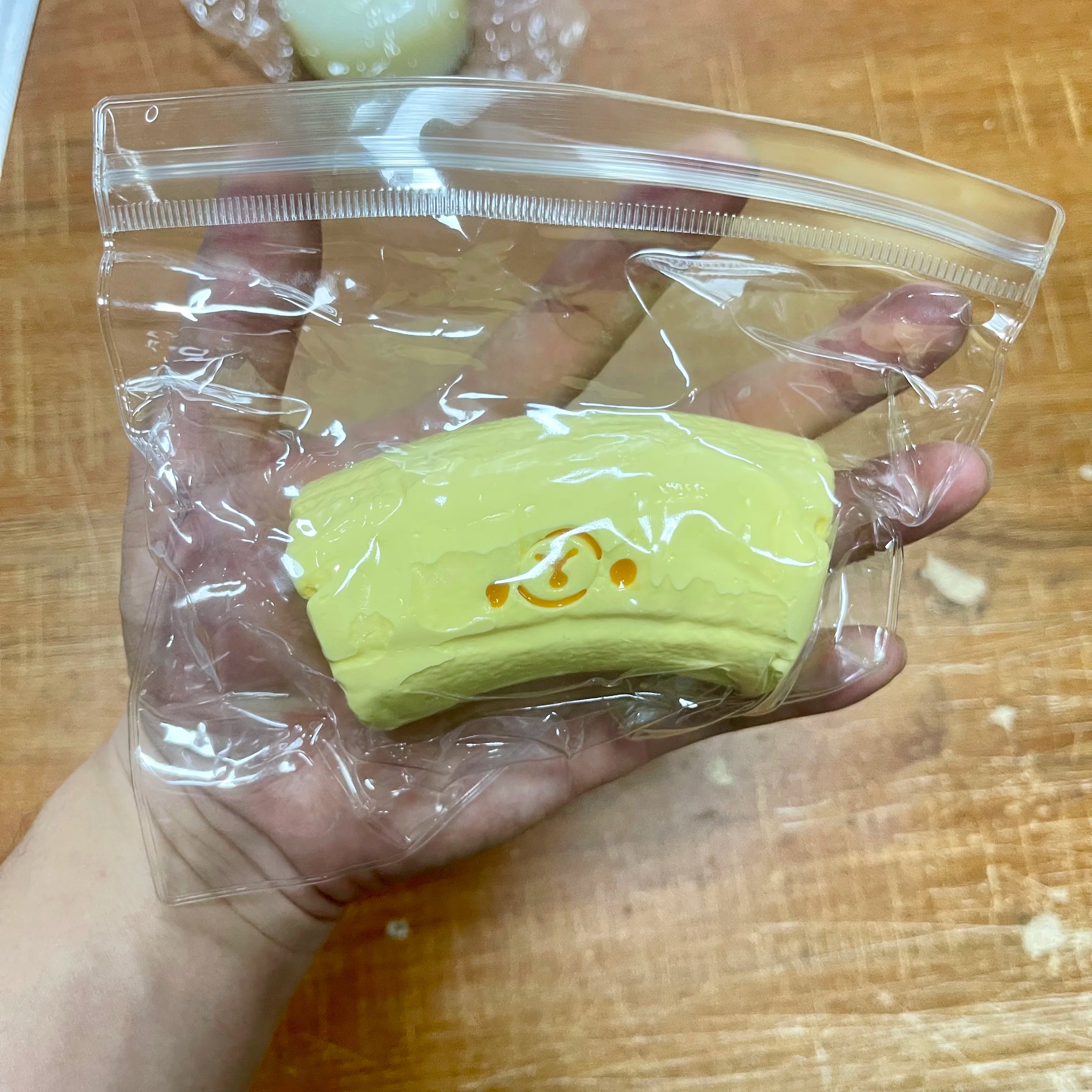 2026 Hot 1Pc Soft Taba Squishy Toy with Butter Texture - Sweet Melon Bear Shaped to Relieve Stress - Food Grade Silicone
