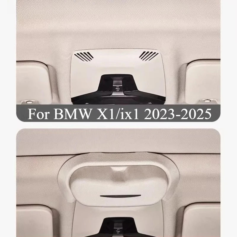 For BMW X1/ix1 2023-2025 Car Glasses Case Sun Visor Storage Box Sunglasses Clip Car Products Car Interior Storage Accessories