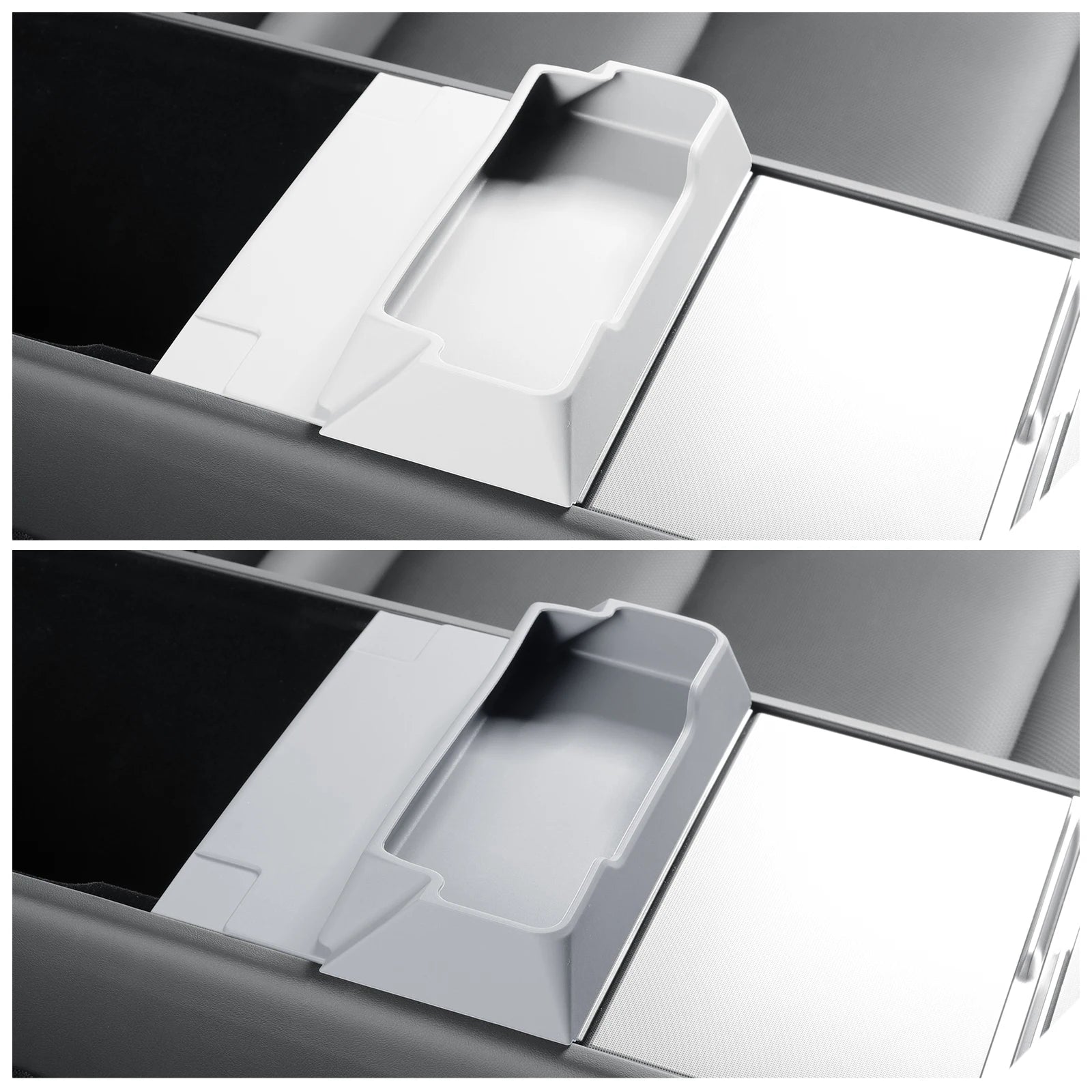 LUCKEASY for Tesla Model Y Launch 2025+ Juniper Car Glasses Tray Center Console Armrest Storage Box Organizer Accessories