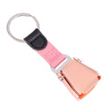 1PC Mini Safety Seatbelt Plane Buckle Keychain Strap Key Chain For Flight Keyes Airplane Airline Small Aviation Gifts Seat Belt