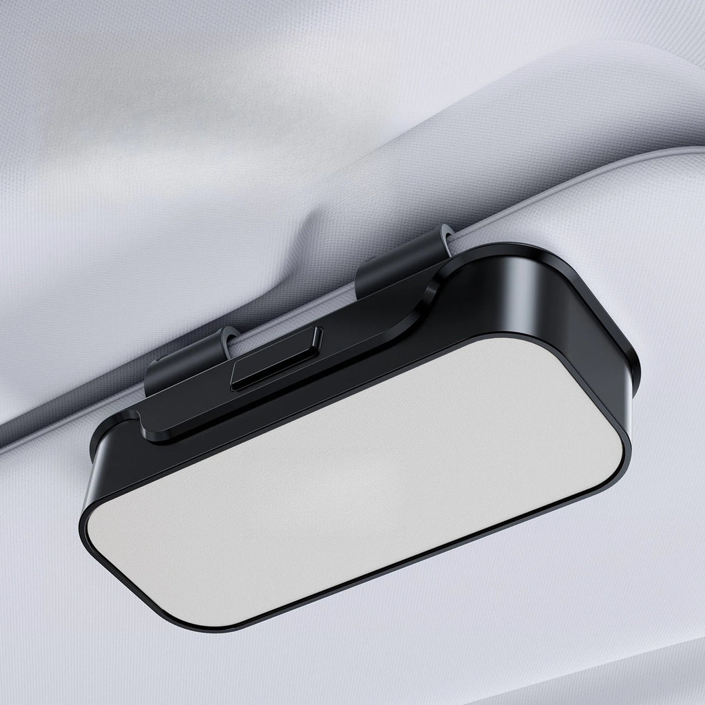 Universal Car-Mounted Eyeglass Case Sunglasses Holder Driver Co-Pilot Storage Box Eyewear Frame Sunshade Board Accessory
