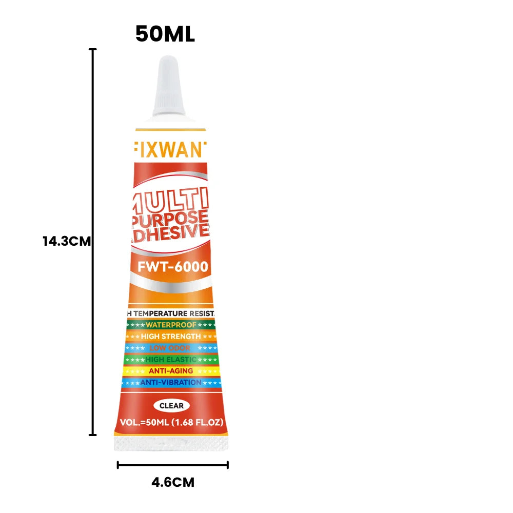 Car Logo Sticking Glue, Waterproof Heat Resistant Adhesive, Fit for Chrome Metal, ABS, Acrylic Car Badge & Interior Parts