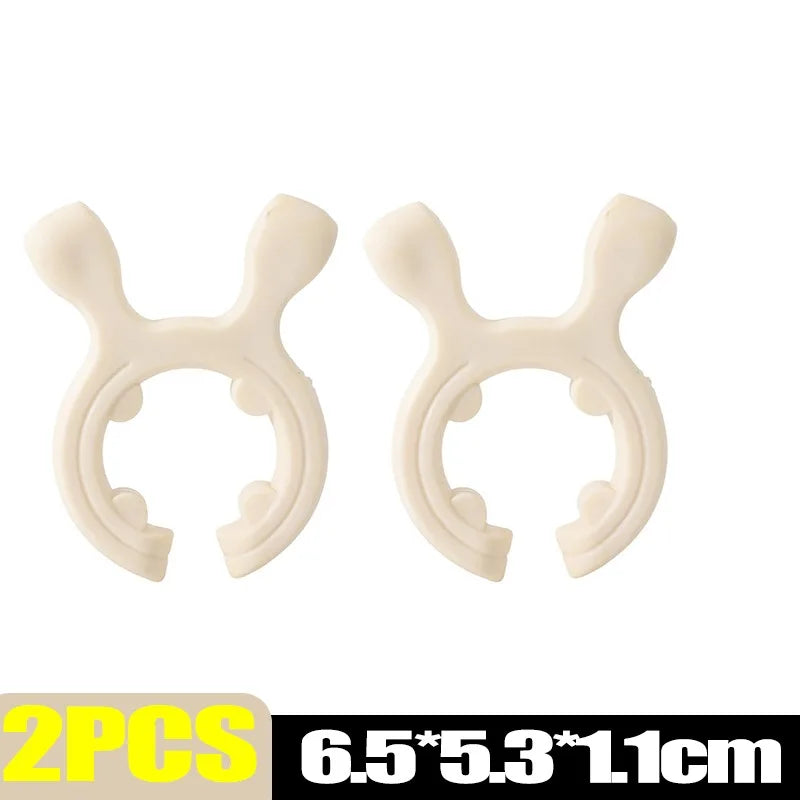 Silicone Deer Ear Spatula Rack Universal Anti-scalding Spoon Holder Heat-resistant Shovel Clip Overflow Pot Clips Kitchen Gadget