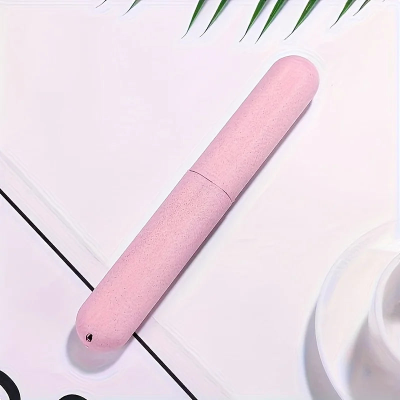 1pc Travel Toothbrush Case, Storage Box with Ventilation Holes, Suitable for Travel and Home Use