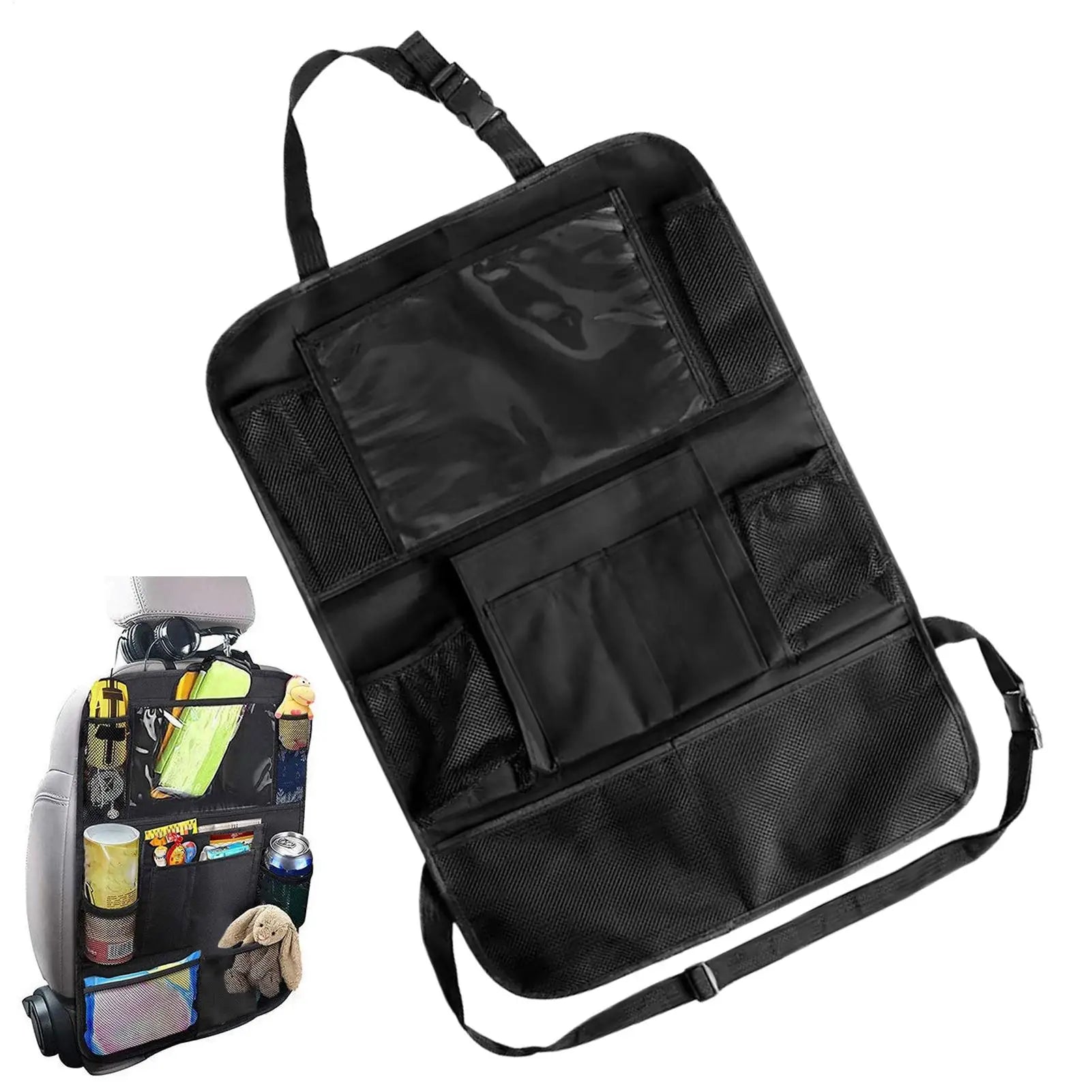 Back Seat Car Organizer with Multiple Storage Pockets Car Back Seat Organizer for Automotive Truck Travel Camping Toys Snack