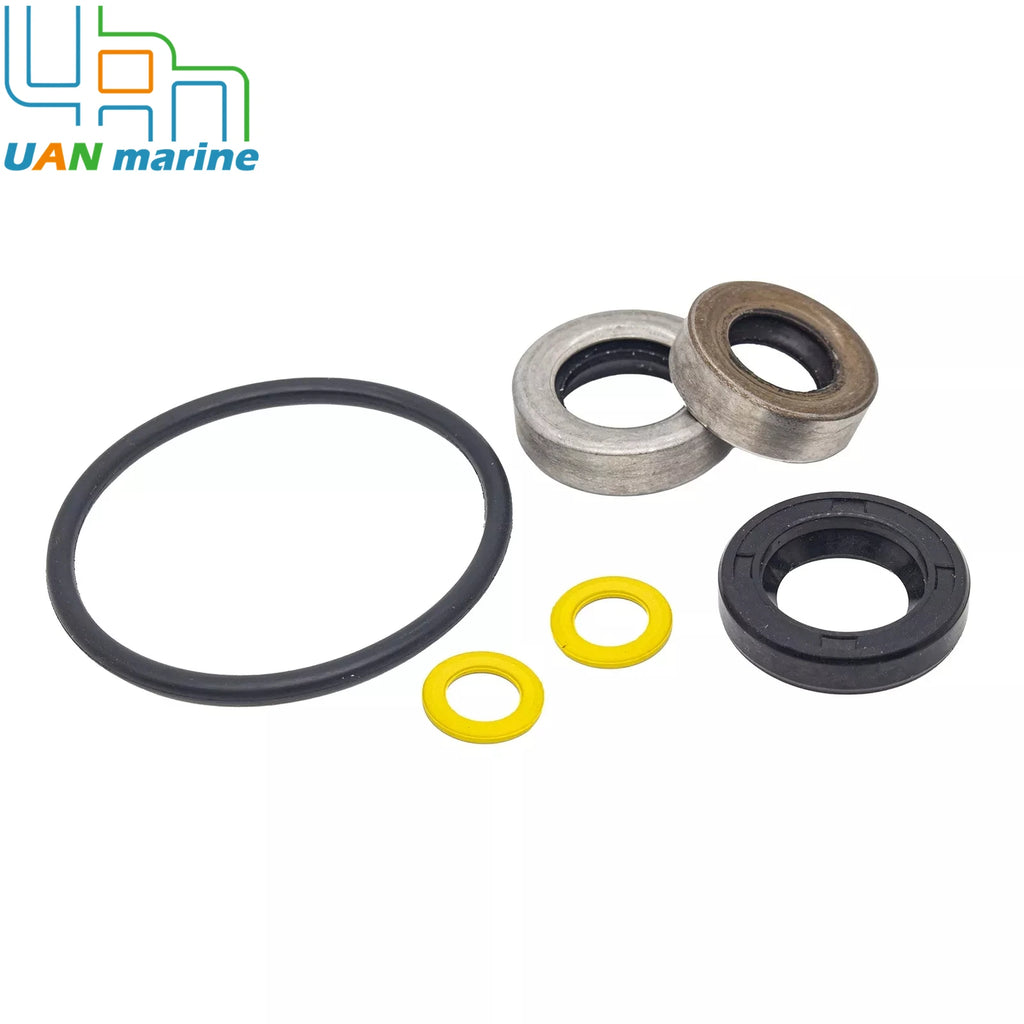 For Mercury Drain Fill Washer Gasket Lower Unit Seal kit Prop Shaft Oil Seal 6 8 9.9 10 15 HP 18-0584 26-821928 26-66022