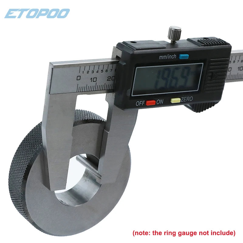90° Special Digital Caliper For Boring 0-150mm Hook Foot Inner Diameter With Table Caliper Inner Diameter Groove Measurement