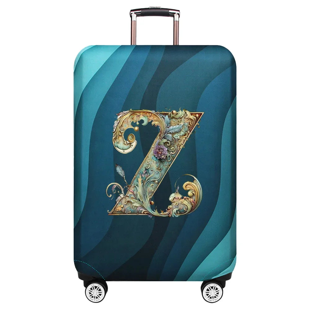 Luggage Cover Stretch Fabric Suitcase Protector Case Graphic Series Pull Rod Baggage Dust Case Covers for18-32 Inch Suitcase