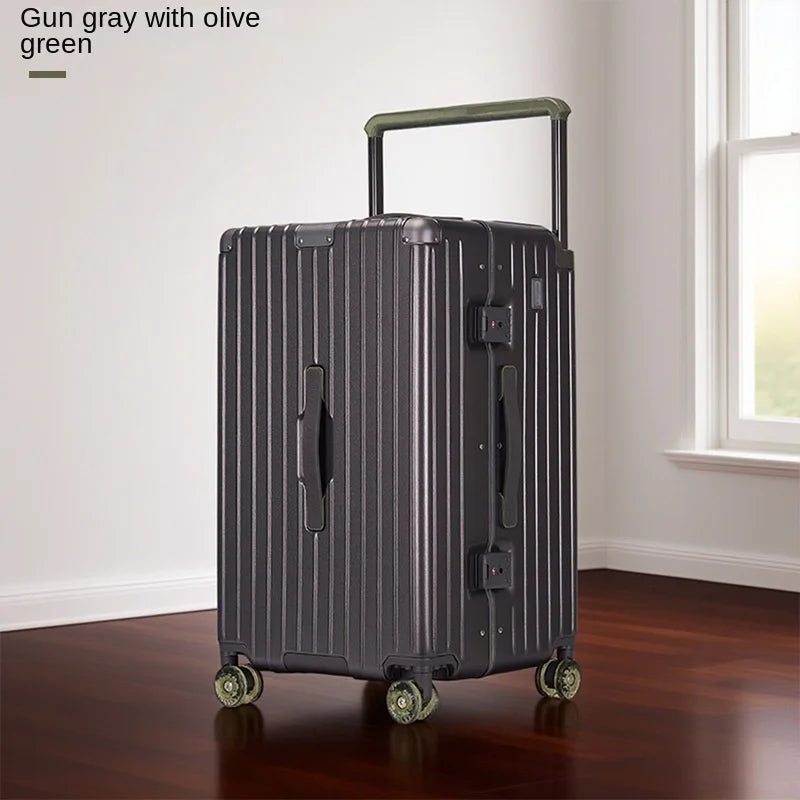 Extra Large Luggage 30inch Shockproof Zipper Travel Suitcase 20-28 inch Large Capacity Thickened PC Password  Carry-on Suitcase