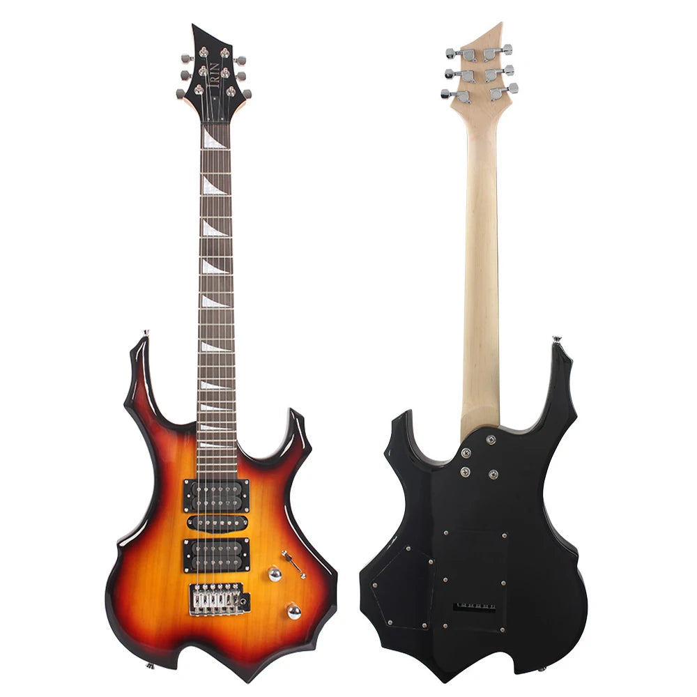 IRIN Electric Guitar 24 Frets 6 Strings Maple Body Electric Guitar Guitarra with Bag Strap Necessary Guitar Parts & Accessories