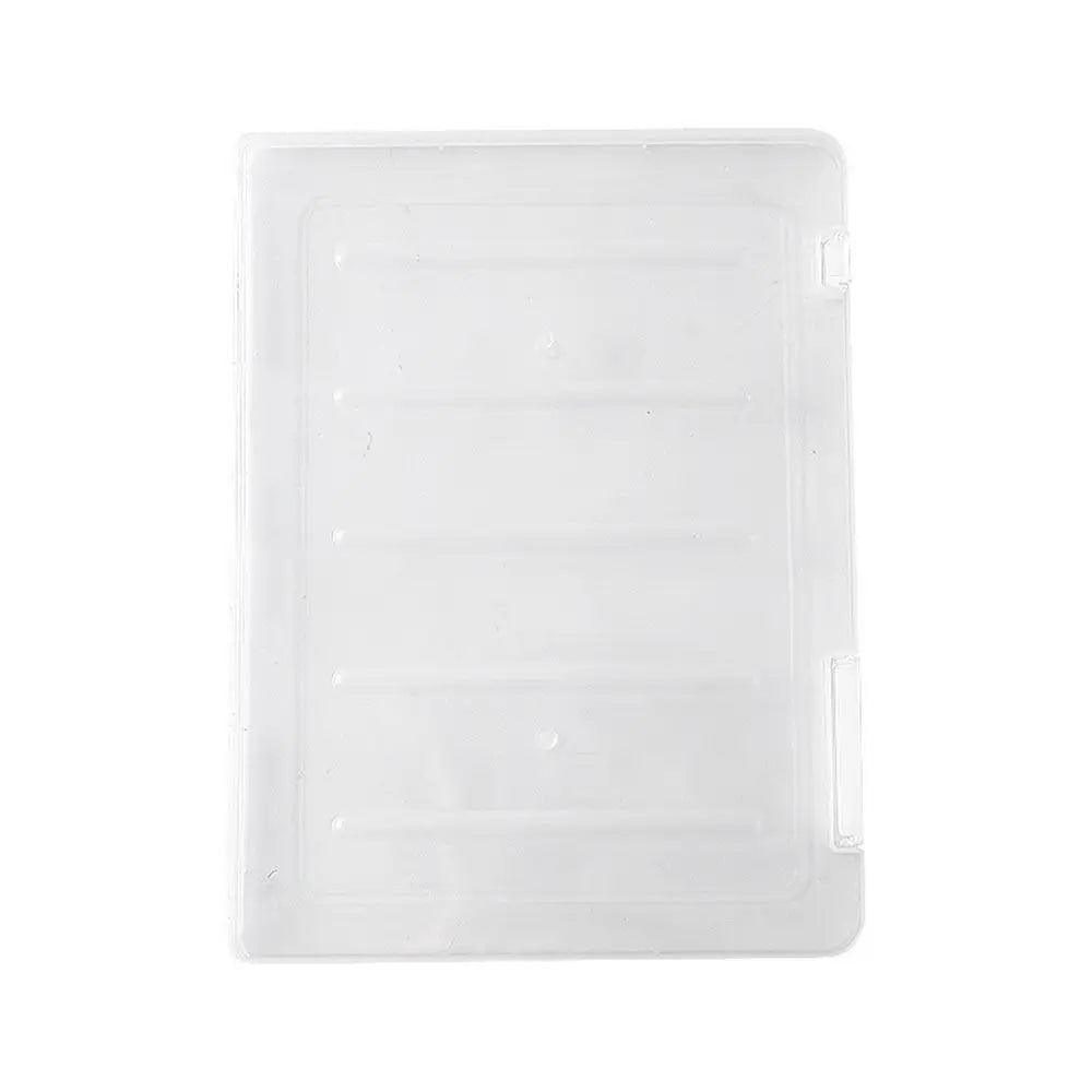 Plastic A4 Transparent Storage Box Portable Visible File Storage Cases Clear Anti-skid Buckle Puzzle Storage Holder Office