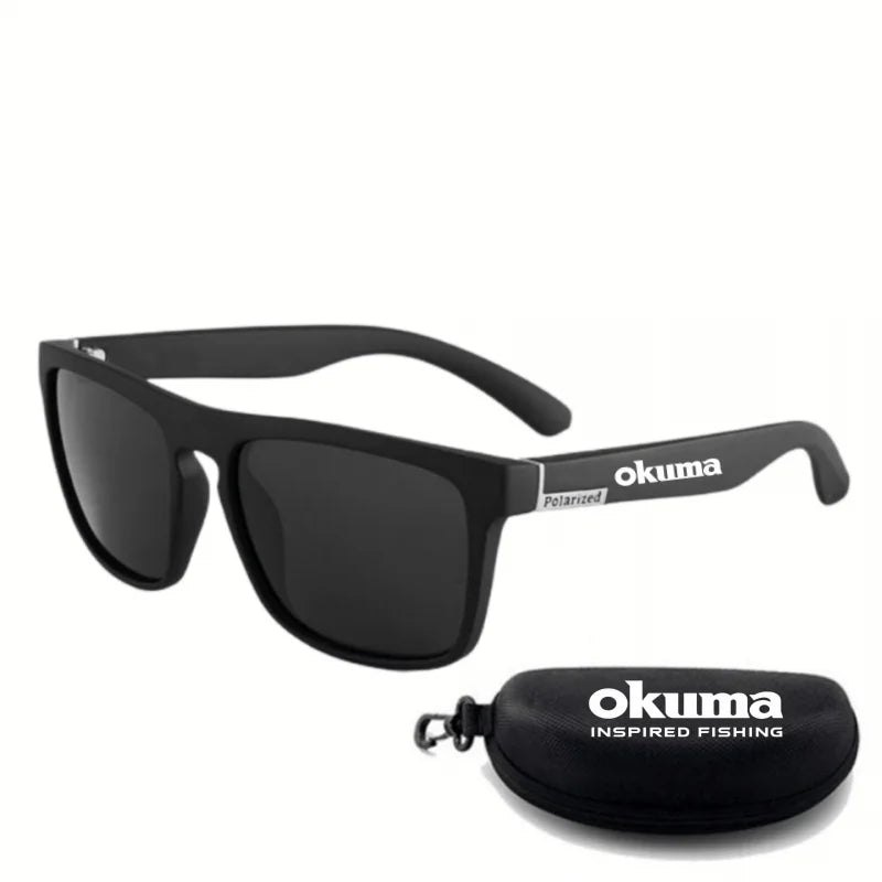 New 6 color okuma fishing glasses men women polarized cycling glasses outdoor driving and hiking anti glare UV400 sunglasses