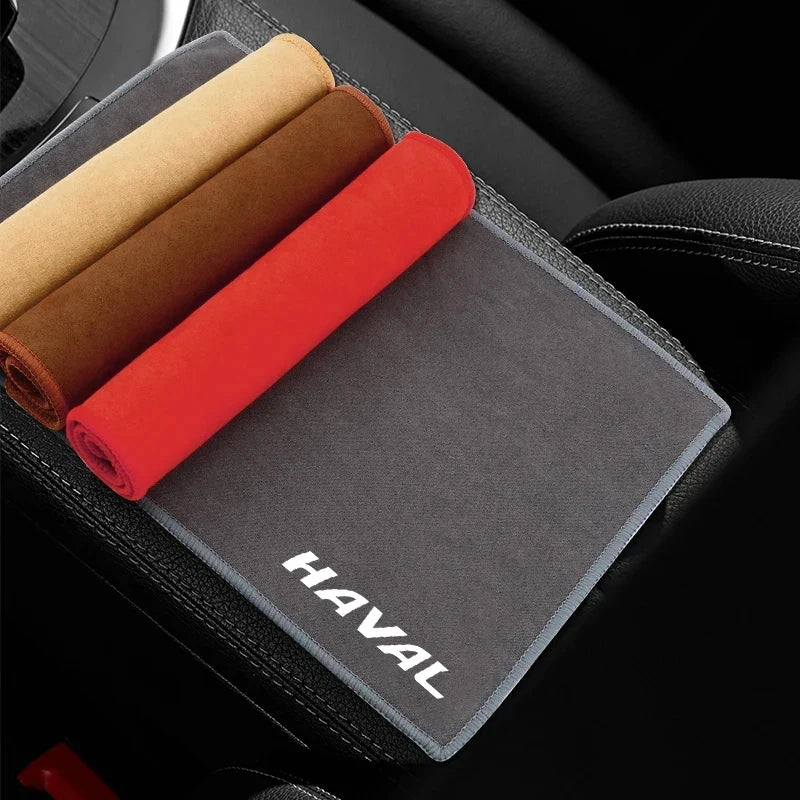 Microfiber Towel Car Logo Cleaning Cloth Car Wash Accessories For Haval H6 Jolion H9 F7X F7 Dargo H1 H2S M6 H3 H4 H5 H7 H8 F5 H2