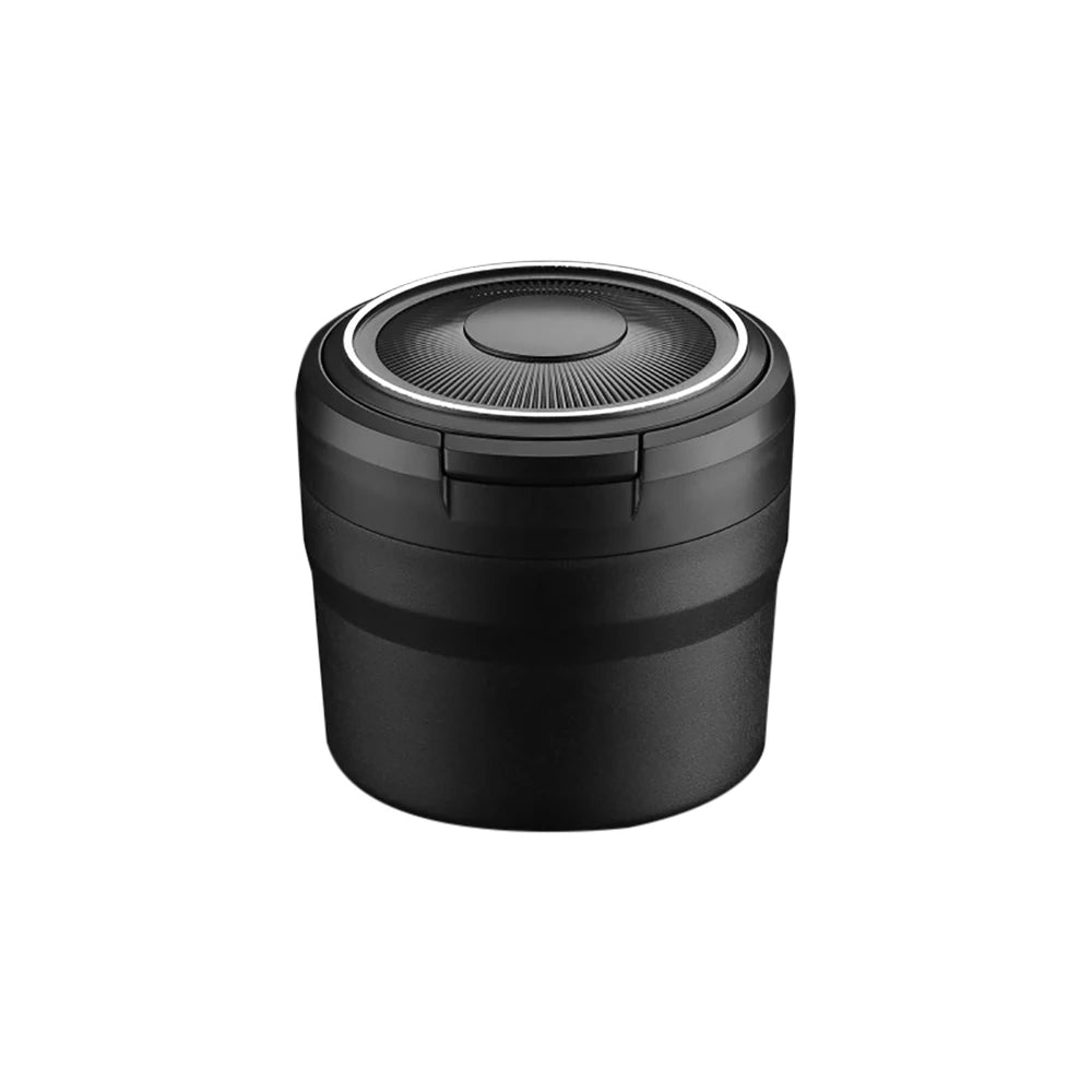 Universal Car Ashtray With LED Light Auto Car Smell Proof Fireproof Portable Auto Ashtray Flame Retardant Cigarette Holder Box