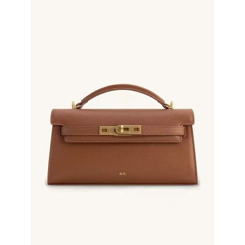 JW PEI Premium Leather Shoulder Bag,Lightweight versatile women's handbag,Spring&Autumn Fashion Crossbody bag