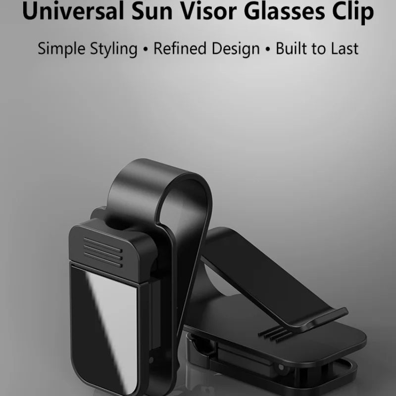 1pc Multifunctional Car Sun Visor Glasses Clip Ticket Holder Sunglasses Storage Organizer Bill Card Receipt Clamp Universal