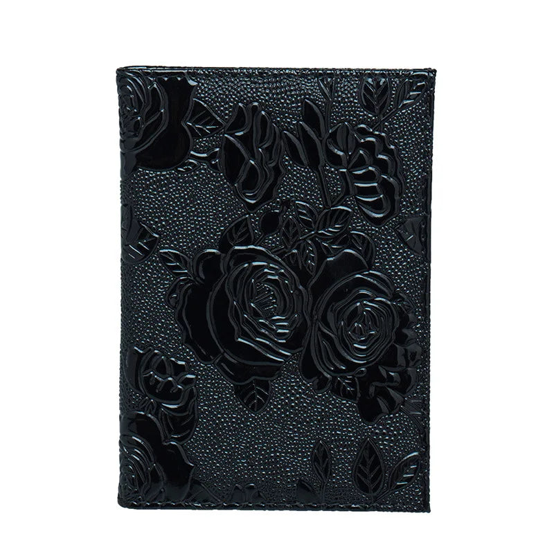 Fashion Flowers Passport Cover Women Travel Wallet Case for Passports Cute Passport Proctector Ladies Gift