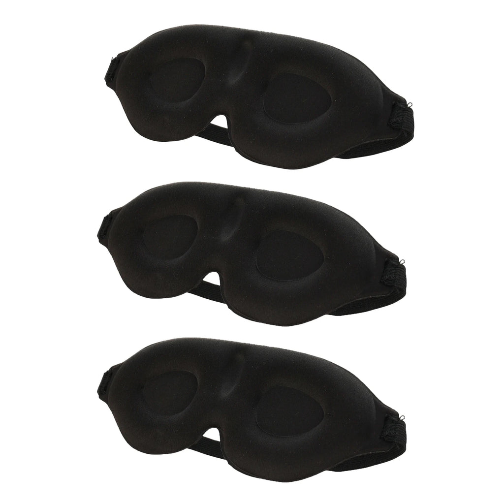 3D Sleeping Eye Mask Memory Foam Comfortable Light-blocking Eye Protection Patch Suit for Travel Aviation Sleep Unisex Simple