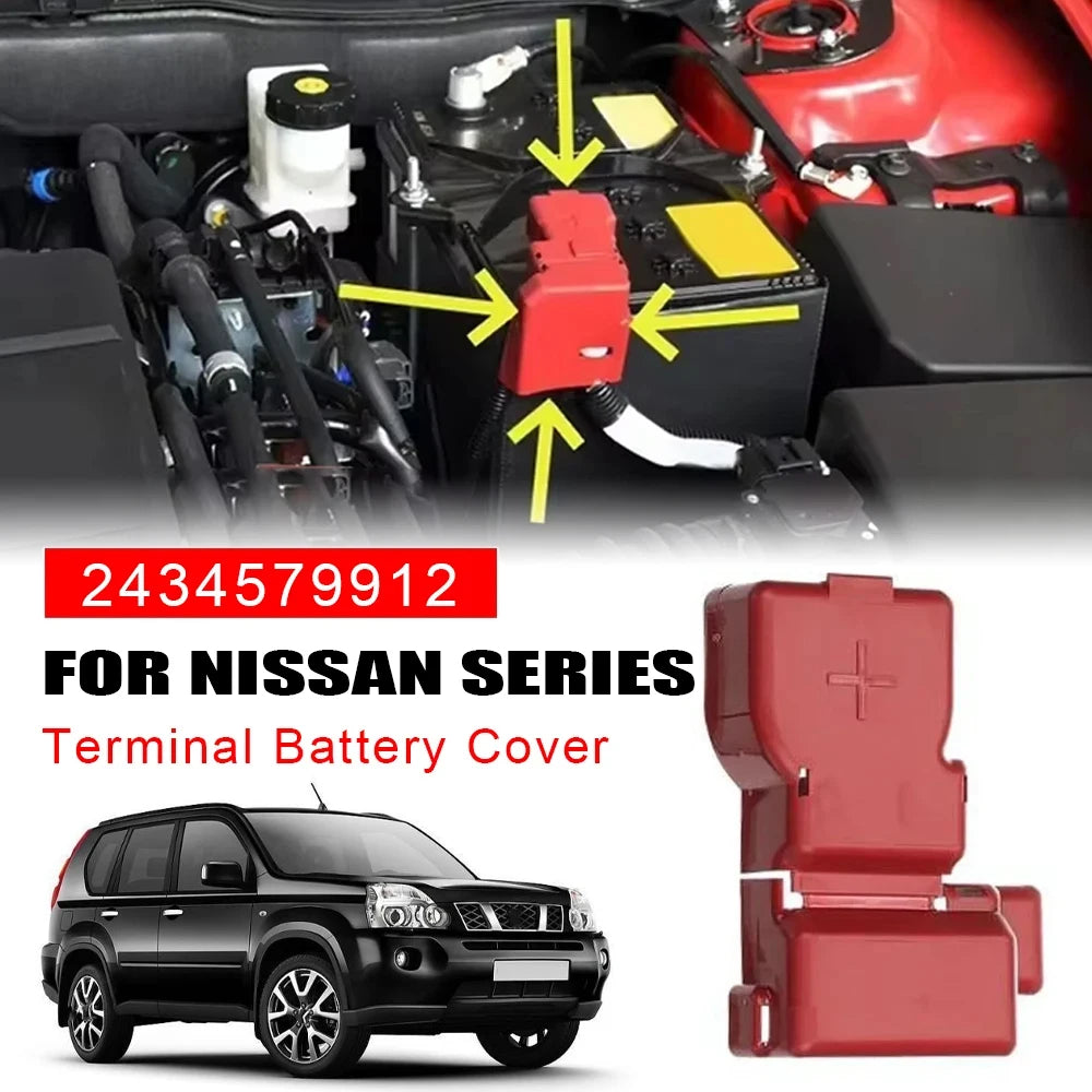 Car Positive Terminal Battery Cover Fuse Caps 24345-7992A 2434579912 For Nissan Altima Juke Rogue Sentra Versa Note