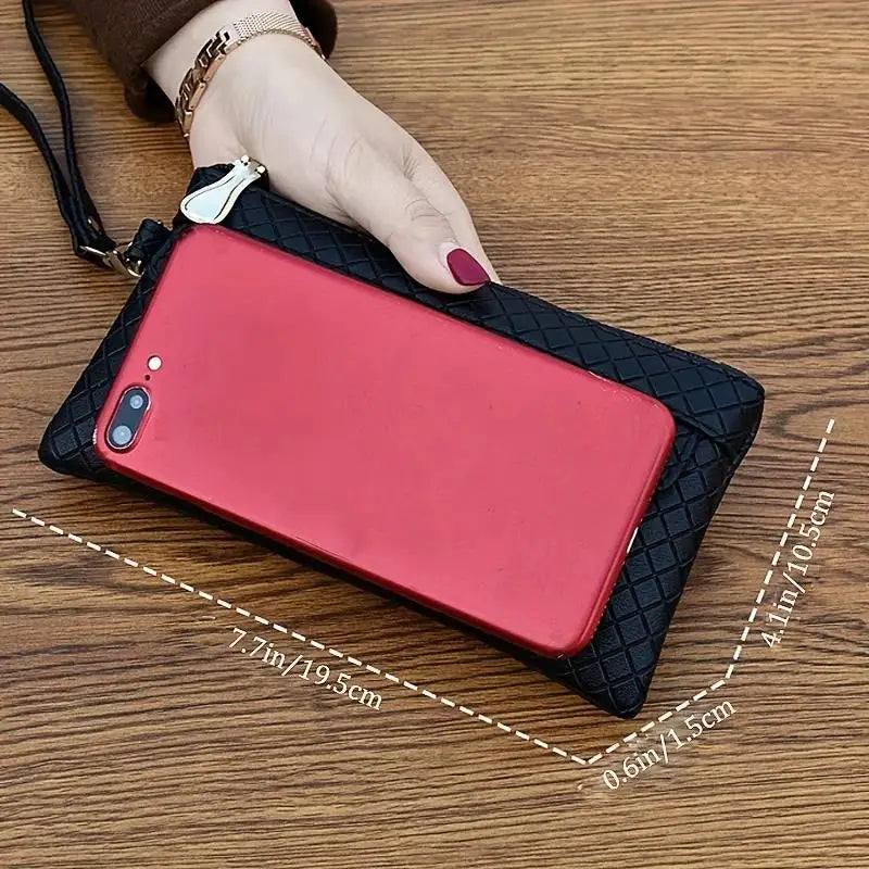 Premium Multi Zipper Wristlet Bag For Phone & coin, Handbag