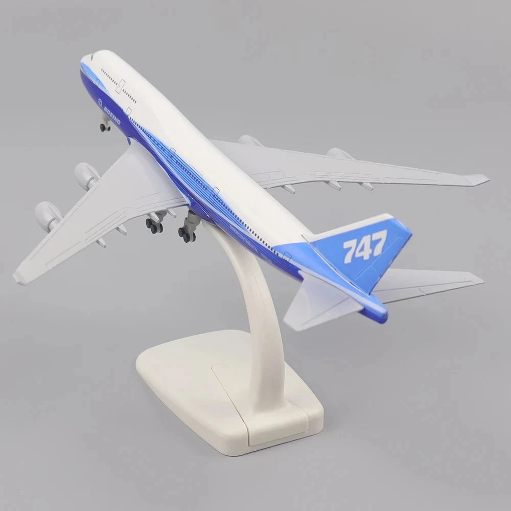 20CM Boeing 747 Plane Airplane Model Aircraft Metal Diecast Planes w Wheels Original B747 Toys Aircraft for Children