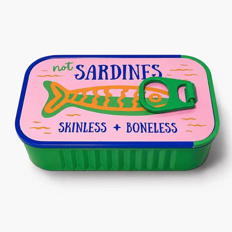 3d Printed Sardine Can Jewelry Box Easy Open Lid Necklace Earring Storage Case Practical Household Organizer Portable Container