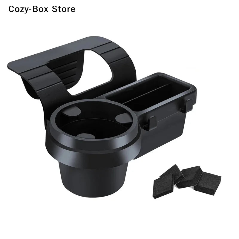 [ZY]Car Cup Stand Phone Holder Mount Tray Side Door Window Storage  Pocket Hanging Storage Rack With Auto Interior Accessories