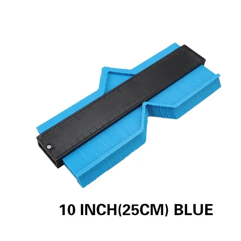 Contour Gauge Duplicator Ceramic Tile Carpet Cutting Template Profile Measuring Angle Ruler Contour Duplicator Woodworking Tools