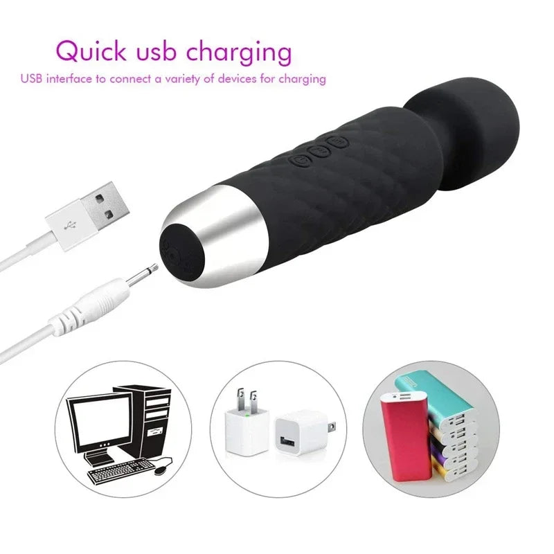 Universal USB Vibrator Charger – DC 2.5 Cable Cord for Rechargeable Adult Toys, Vibrators & Massagers, Power Supply Accessories