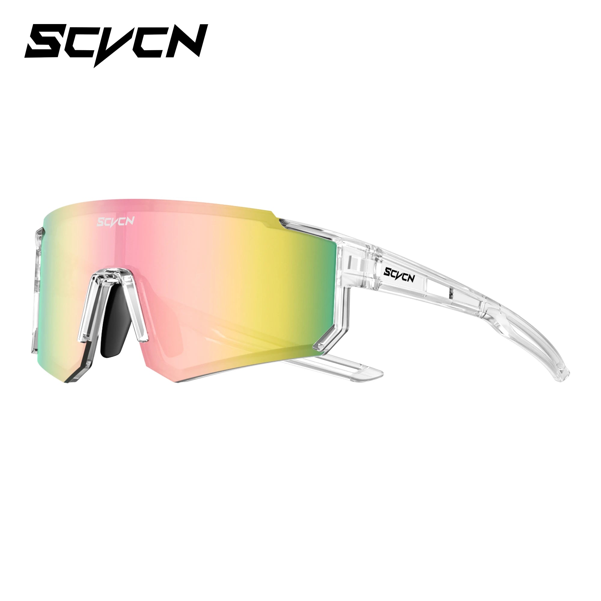 SCVCN UV400 Mountaineering Cycling Protective Glasses Running Sunglasses Stylish Hiking Driving Glasses MTB Sports Sunglasses