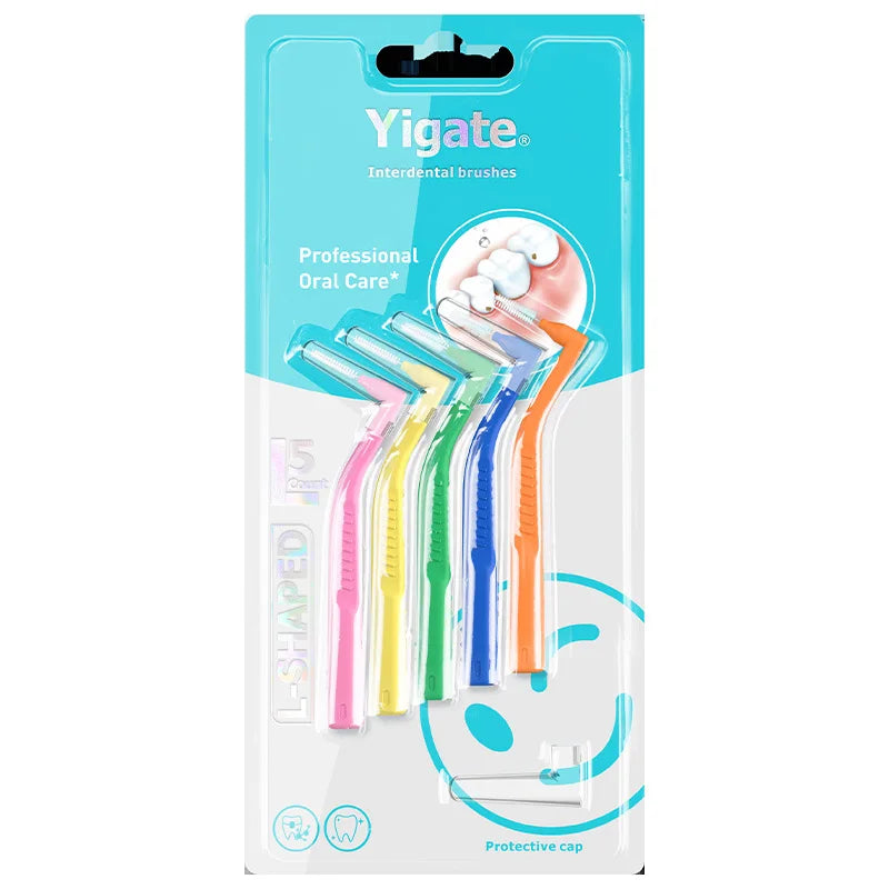 100Pcs Interdental Silicone Brushes Dental Toothpicks Brush Between Teeth With Thread Oral Cleaning Tools